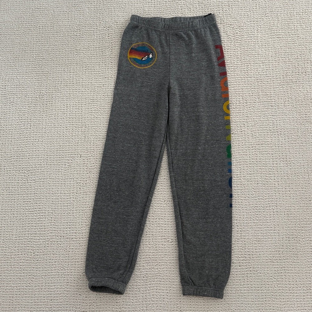 Aviator Nation Gray Sweatpants Soft Heathered Joggers